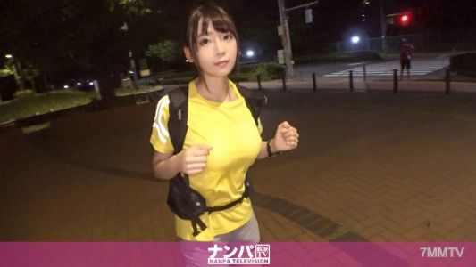 200GANA-1802 【밤달리기 여성을 꼬시다】 밤 공원에서 달리는 순진하고 날씬한 미녀! 반 강제로 붙잡아 호텔로 초대하고, 음란한 큰 가슴 스트레칭부터 시작해 대량의 분수질과 눈물나는 성교!