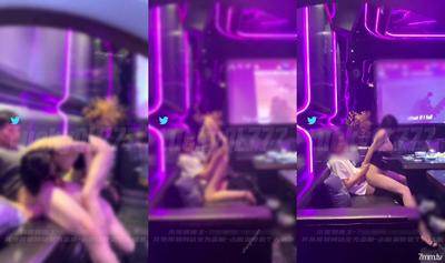 무거운 추천! 다리 긴 창녀 천정 대비 암캐 럭키, 진짜 와이프 스와핑, 명품 KTV 반주 역할