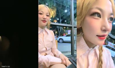 The ultimate stunner blonde! Mai Shiranui Dress Up! Taking friends with benefits to eat outdoors, seductively undressing in the bathroom, calling the friends with benefits to fuck in the toilet